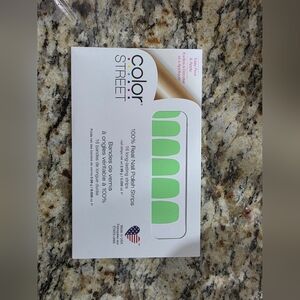2/$10 Color Street Vibrant Green Nail Strips